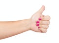 Gesturing hand OK Royalty Free Stock Photo