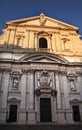 Gesu Jesuit Church Facade Rome Italy Royalty Free Stock Photo