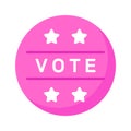 Get this amazing icon of vote stamp in modern style