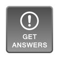 Get answers button Royalty Free Stock Photo