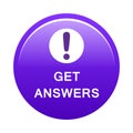 Get answers button Royalty Free Stock Photo