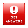 Get answers button Royalty Free Stock Photo