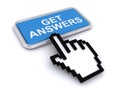 Get answers graphic Royalty Free Stock Photo