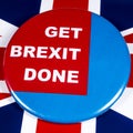 Get Brexit Done Royalty Free Stock Photo