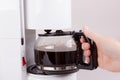 Get the coffee pot Royalty Free Stock Photo