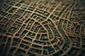 Get a comprehensive view of a citys layout with this close up shot of an intricate map, perfect for planning your urban adventures