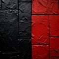 Get creative with this versatile and captivating red and black textured wall background space for your unique design