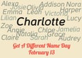 Get A Different Name Day - annual celebration held on February 1