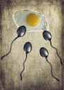 Get that Egg - Innuendo Spoon Sperm and Egg