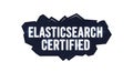 Get elasticsearch certified demonstrating expertise in data search and analysis technologies Royalty Free Stock Photo