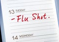 Get a Flu Shot Royalty Free Stock Photo