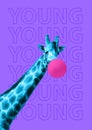 Get high by being young. Modernity. Royalty Free Stock Photo