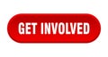 get involved button. rounded sign on white background Royalty Free Stock Photo