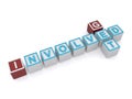 Get involved sign Royalty Free Stock Photo