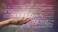 Get involved with your Community Word Tag Cloud Royalty Free Stock Photo