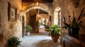 Get lost in the mazelike corridors and secret passages of a medieval castle hotel preserving its oldworld charm. 2d flat