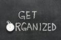 Get organized watch Royalty Free Stock Photo