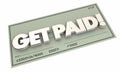 Get Paid Check Money Payment Earning Income