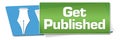 Get Published Green Blue Rounded Horizontal