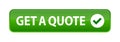 Get a quote button Royalty Free Stock Photo