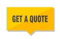 Get a quote price tag