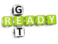 Get Ready Crossword Royalty Free Stock Photo