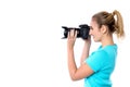 Get ready for a snapshot ! Royalty Free Stock Photo