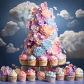 Heavenly Heights: A Cupcake Tower Beyond Imagination