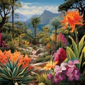 Captivating Exotic Plants in Vibrant and Untamed Natural Setting