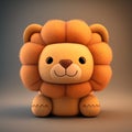 Cute Squishy Lion Plush Toy