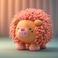 Cute Squishy Lion Plush Toy