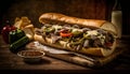 Unleash Your Inner Foodie with this Savory Philly Cheesesteak Generative AI