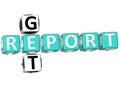 Get Report Crossword Royalty Free Stock Photo