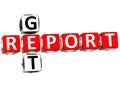 Get Report Crossword Royalty Free Stock Photo