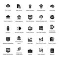 Data Analytics Solid Icons Pack