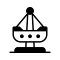 Get a sight of our trendy glyph icon of boat ride Royalty Free Stock Photo