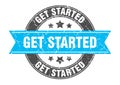 get started stamp