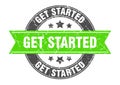 get started stamp