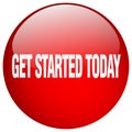 get started today button Royalty Free Stock Photo
