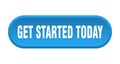 get started today button Royalty Free Stock Photo