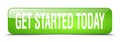 get started today button Royalty Free Stock Photo