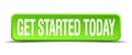 get started today button Royalty Free Stock Photo
