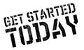 Get started today stamp