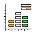 Get your hands on this creatively designed icon of histogram chart, data analytics