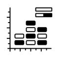 Get your hands on this creatively designed icon of histogram chart, data analytics