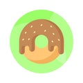 Get your hands on dripping donut icon in modern style, editable vector