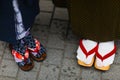 Geta traditional Japanese footwear Royalty Free Stock Photo