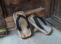 Geta, traditional japanese footwear Royalty Free Stock Photo