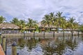 The Getaway Waterfront Restaurant and Bar in St. Petersburg Royalty Free Stock Photo