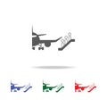 Getting on Board Icon. Elements of airport multi colored icons. Premium quality graphic design icon. Simple icon for websites, web